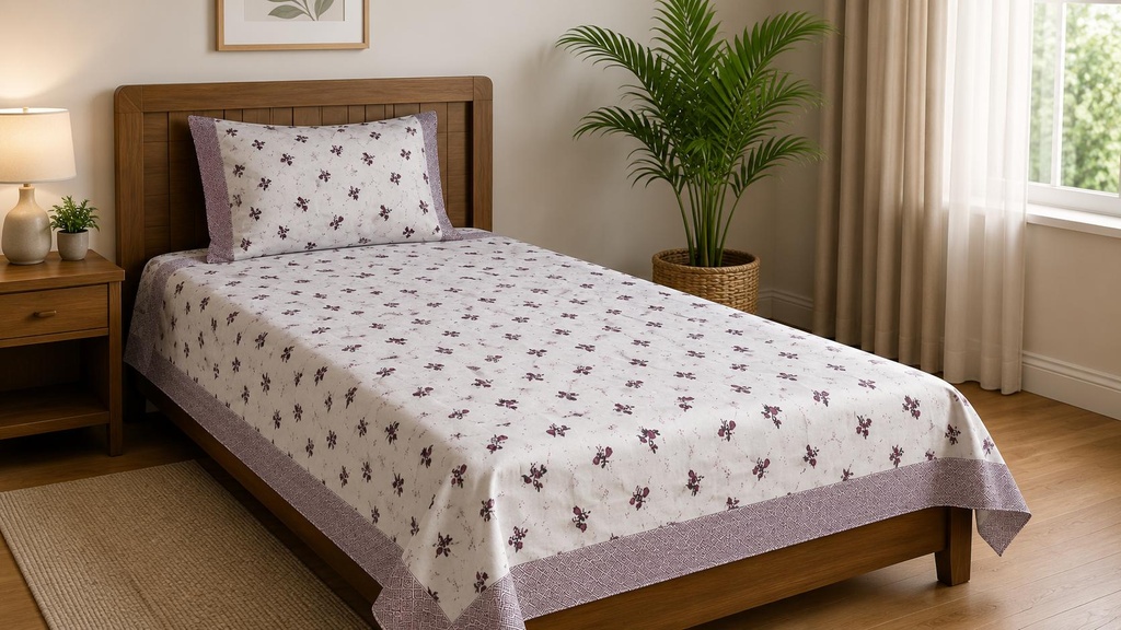 [S 11] Single Bedspread | Pure Cotton